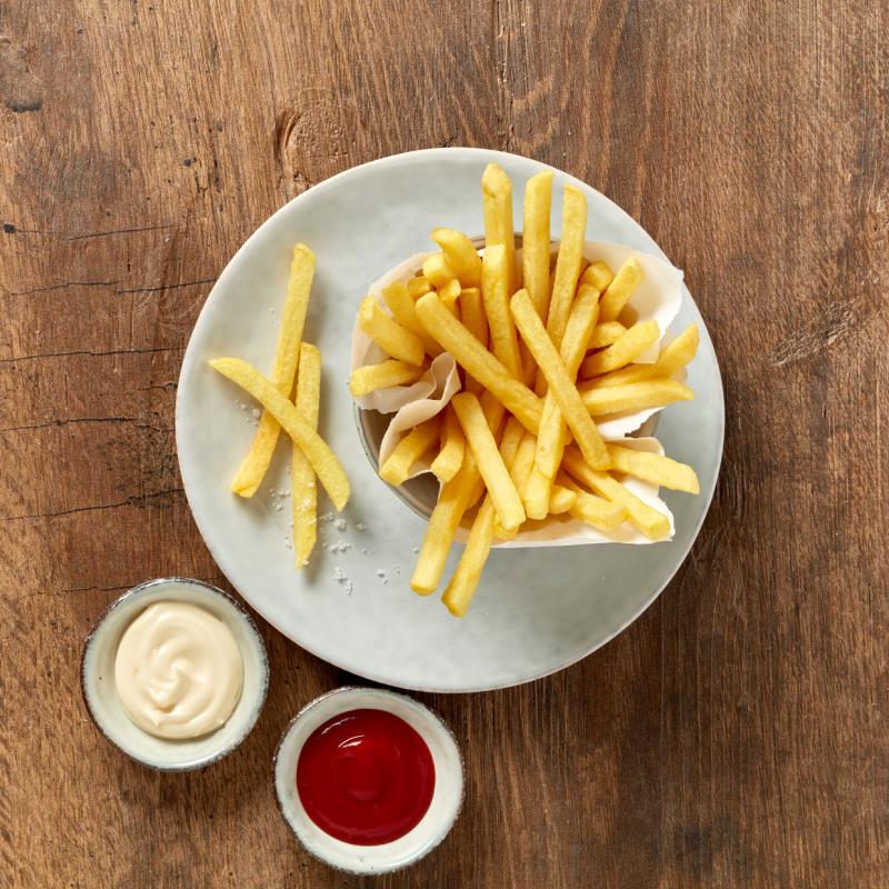 TK Pommes Frites Coated Feinschnitt 7,5x7,5mm (mit knusprigem Überzug) vorgebacken SERVISA PRIME