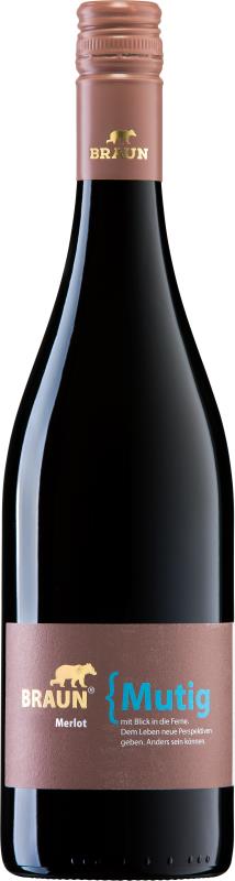 2019 Merlot, Weingut Braun, Franken, Barrique, 13,5%