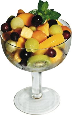 TK Tropic Fruits Obstsalat Pfirsich, Melone, Traube, Mango, Ananas, Kiwi SERVISA