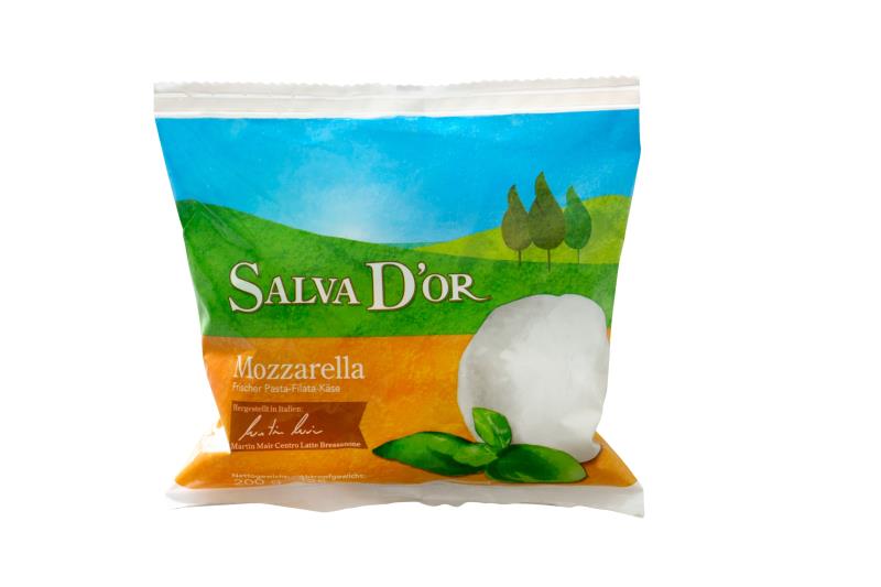 Mozzarella 45% Frischer Pasta-Filata-Käse SALVA DOR