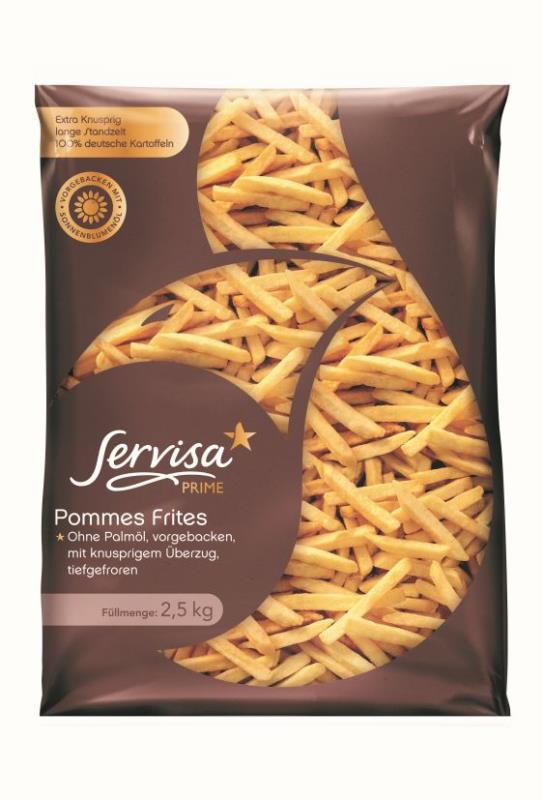TK Pommes Frites Coated Feinschnitt 7,5x7,5mm (mit knusprigem Überzug) vorgebacken SERVISA PRIME